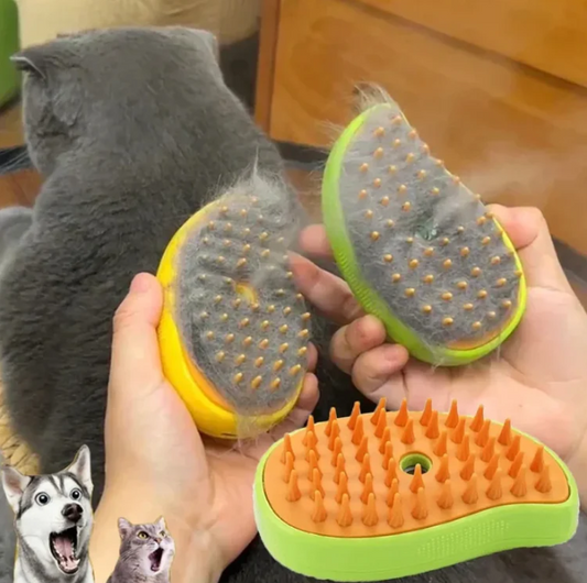 Cepillo de Vapor 3 en 1 para Mascotas